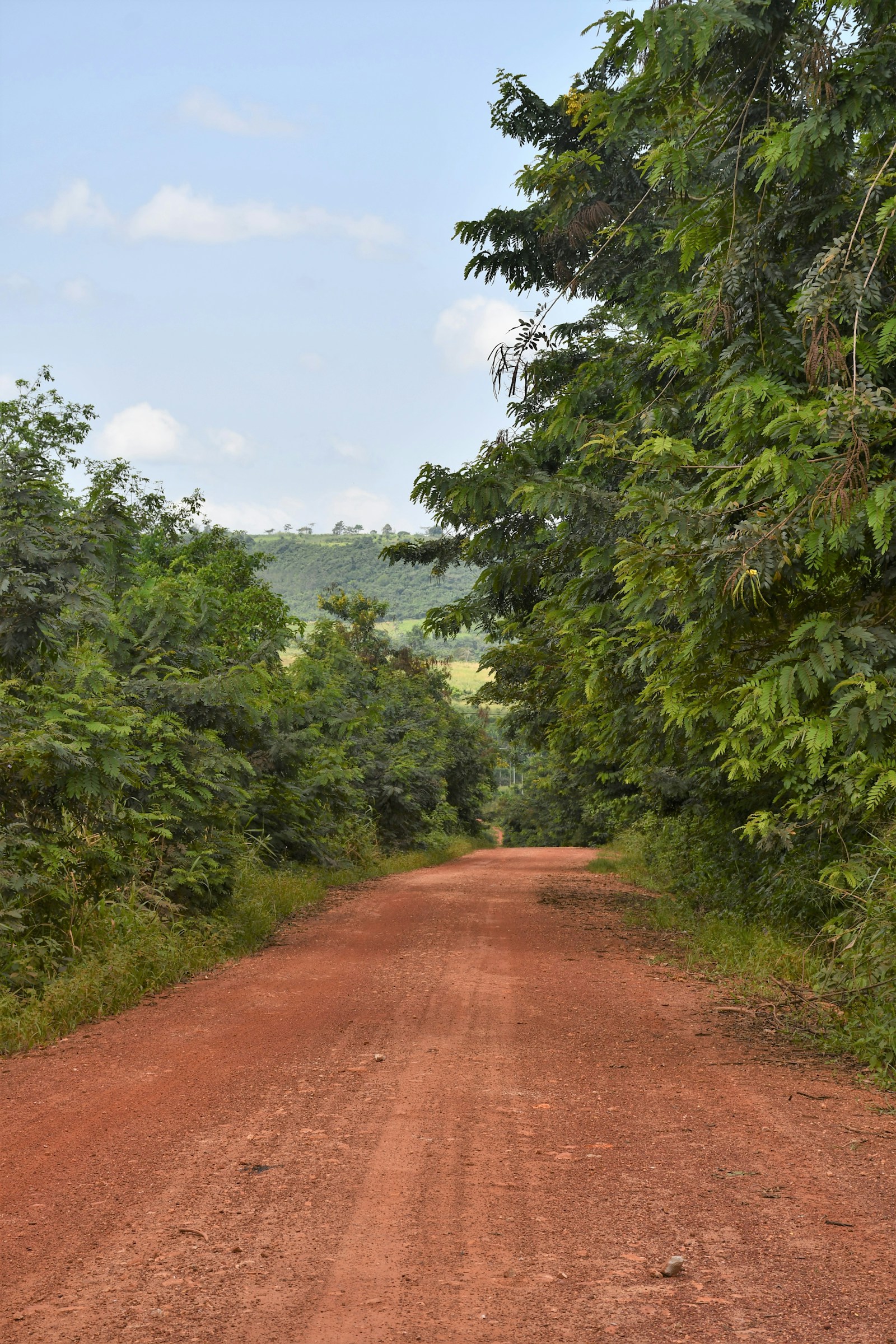 Rural road and logistics routes through Ghana’s countryside