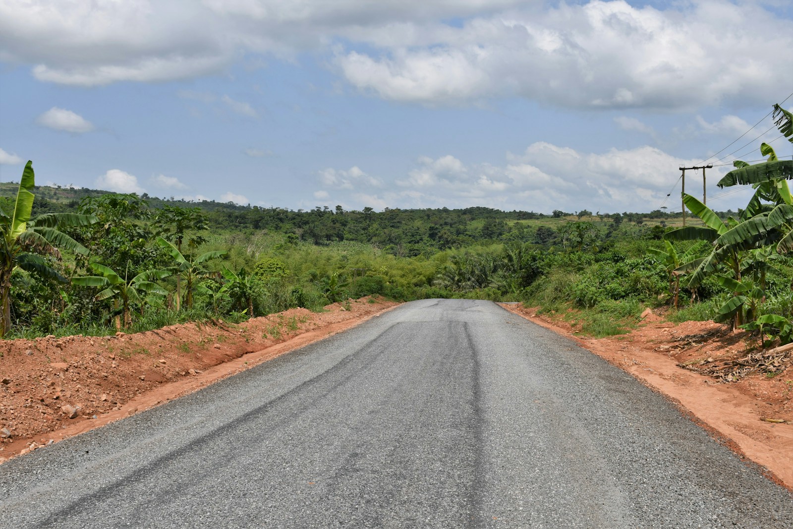 Road through Ghana’s green countryside — connectivity for job seekers and employers